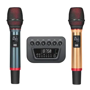 Professionele Microfoon Ingebouwde Reverb Geluidskaart Dedicated Draadloze Karaoke Auto Microfoon Verscheidenheid Van Zingende Geluidseffecten In