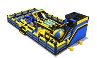 Maison gonflable extérieure commerciale de rebond de château sautant de PVC avec l'aire de jeu des enfants de piscine de boule à vendre