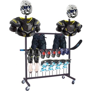 Soporte Metálico Resistente para Secar Palos <span class=keywords><strong>de</strong></span> Hockey, Equipo Deportivo, para Hockey sobre Hielo, <span class=keywords><strong>Boxeo</strong></span>, Lacrosse - Product Image 1