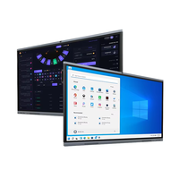 Precios de Distribuidor Leaderhub, Pantalla Interactiva Plana Inteligente de 65, 75, 86, 98 y 110 Pulgadas para Enseñanza y Reuniones