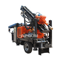 Foreuse rotative montée sur tracteur APCOM, moteur diesel, pompe, moteur, forage de puits d'eau, profondeur maximale de 500 m, prix compétitif