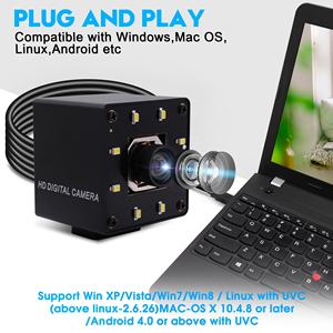 3840*2160 4K Caméra USB CMOS IMX415 Vidéo CCTV de Vision Nocturne USB2.0 <span class=keywords><strong>Caméscope</strong></span> Caméra Avec LED Blanches - Product Image 4