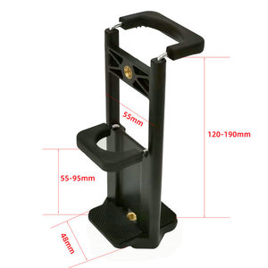 Universal Phone <b>Tablet</b> <b>Stand</b> Clip Adjustable Height 120-190mm Desk Mount <b>for</b> Outdoor Indoor Use - Product Image 1