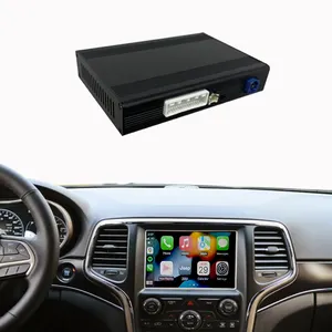 อัพเกรดหน้าจอเดิมสําหรับรถจี๊ปเชโรกี/Grand Cherokee/เข็มทิศวิทยุเครื่องเล่นรถกระจกไร้สาย <span class=keywords><strong>Apple</strong></span> Carplay <span class=keywords><strong>Android</strong></span> อัตโนมัติ - Product Image 1