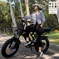 Ab depo Ebike 250W Ebike 20 inç yağ disk frenler E bisiklet 7 hız fatfatbike VOMO elektrikli bisiklet