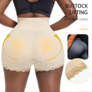 Culotte gainante <span class=keywords><strong>taille</strong></span> <span class=keywords><strong>haute</strong></span> sans couture pour femme, effet ventre plat, rehaussement des hanches et fessiers, sculpte la silhouette, grandes tailles - Product Image 3