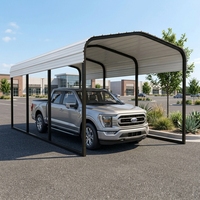 Abri en acier et abri de voiture préfabriqués : installation en 30 minutes, conception à assembler par boulons, sans soudure, sans grue, réduction des coûts de main-d'œuvre