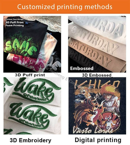 เสื้อฮู้ดดี้สตรีทแวร์พิมพ์ลาย 3 มิติ ผ้าฝ้ายเฟรนช์เทอร์รี่ 100% ขนาดโอเวอร์ไซส์  แบบสวมหัว พิมพ์ลายพัฟฟ์ หนานุ่ม - Product Image 6