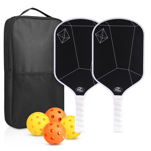 Ensemble de raquettes de pickleball T700, fibre de carbone 16 mm, approuvé par l'USAPA, avec sac de transport et balles - Product Image 3