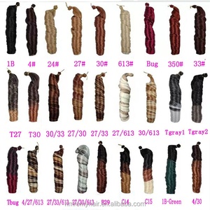 Vente en gros usine – <span class=keywords><strong>Cheveux</strong></span> à tresser <span class=keywords><strong>bouclés</strong></span> à la française de 22 pouces, 150g/pièce, pour tresses, extensions de <span class=keywords><strong>cheveux</strong></span> pré-étirées, mèches bouclées à la française - Product Image 5
