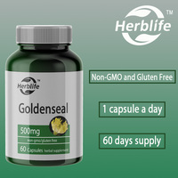 Capsules de Goldenseal OEM/ODM - Complément alimentaire à base de plantes, soutien immunitaire, végétalien