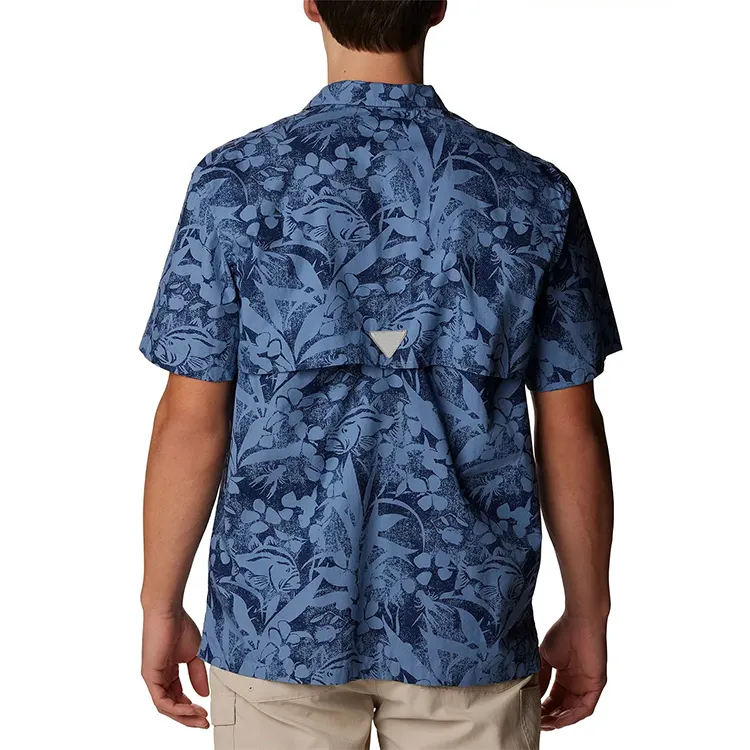 高品質カスタム屋外遠洋釣りシャツアメリカンUpf50ポリエステル