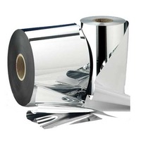 Rouleau de film métallisé souple haute barrière pour emballages alimentaires de gâteaux, de snacks et de pains