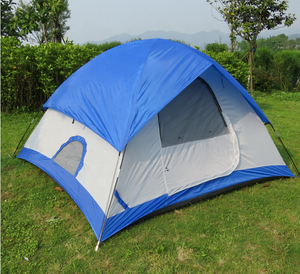 Tente de <span class=keywords><strong>camping</strong></span> portable de haute qualité pour 3-4 personnes, double couche, imperméable, pour la randonnée en plein air - Product Image 3