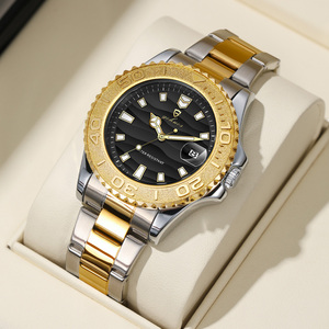 Orologio da Polso da Uomo Gohuos 58818 Classico Design Semplice Oro Nero Impermeabile Lussuoso Luminoso al Quarzo - Disponibilità Immediata USA - Product Image 2