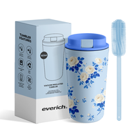 Vente directe d'usine, tasse à café en acier inoxydable portable avec logo personnalisé, avec couvercle anti-fuite, tasse de voyage