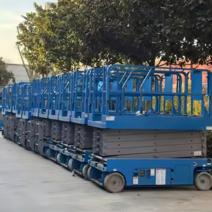 6m 8m 10m 12m 14m Electric Scissor Lift Warehouse 220 Volt <strong>Battery</strong> Full Vertical Man Lift High-Altitude Work - Product Image 5