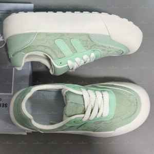 Sneakers in Tela Casual Serie Lace <span class=keywords><strong>Verde</strong></span> <span class=keywords><strong>Menta</strong></span> e Bianco <span class=keywords><strong>Scarpe</strong></span> Basse con Plateau per Donna Vendita Diretta dalla Fabbrica - Product Image 5