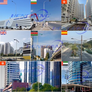 Postes de Alumbrado Público Desmontables Galvanizados de 4M, 5M, 6M, 8M, 9M, 10M, 15M para Jardín y Calle, con Panel Solar - <span class=keywords><strong>Precio</strong></span> por <span class=keywords><strong>Poste</strong></span> - Product Image 3