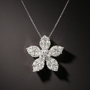 Collar con colgante de flor para mujer, joyería sencilla y moderna, regalo para uso diario - Product Image 1