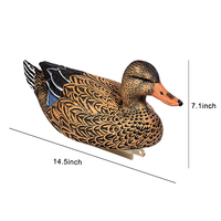 Décoy de canard colvert réaliste en mousse EVA plastique personnalisé en gros, flottant, motorisé, pour la chasse MJSP TH-HD03