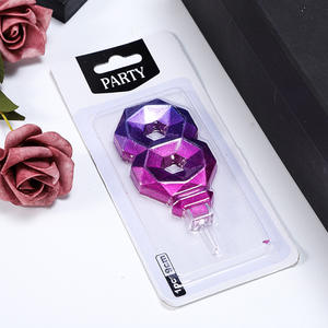 <span class=keywords><strong>Bougie</strong></span> dégradé Offre Spéciale numéro 0-9 bougies fête de la Saint-Valentin romantique décoration de gâteau d'anniversaire pour enfants - Product Image 4