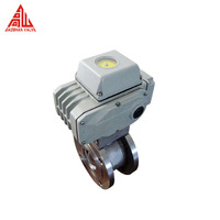Vanne à bille motorisée GS Q941F 110V 220V 380V DN50 DN80 DN100 en acier inoxydable à commande électrique