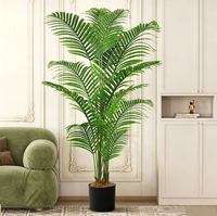 Arbre artificiel vert de luxe en gros pour la décoration de salon et de mobilier, fabriqué en plastique durable pour les décorations de bureau