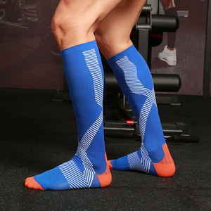 Wholesale Breathable Compression <b>Socks</b> <b>Knee</b> <b>High</b> Support Stockings for Running Circulation Men Women - Product Image 2