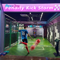 Machine de jeu d'arcade simulateur de football avec robot gardien de but numérique Penalty Kick Storm, équipement sportif, Coupe de Football, 1 an, anglais