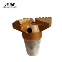 Foret de grattoir PDC à 3 ailes de 76mm fabriqué en Chine pour foret de carottage minier