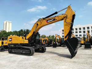 Pelle sur chenilles originale chinoise Sany SY375H puissante 37 tonnes SY375 SY375H-S de terrassement d'occasion avec moteur ISUZU vente bon marché - Product Image 3