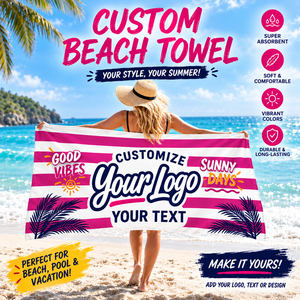 Serviette de plage moderne sur mesure grande taille, fine, anti-sable, en microfibre, séchage rapide, super absorbante, douce, pour la natation - Product Image 3