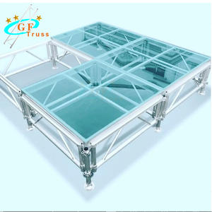 Palco in Plexiglass Personalizzato, Passerella Facile da Installare, Piattaforma Portatile/Palco per Esposizioni all'Aperto - Product Image 2