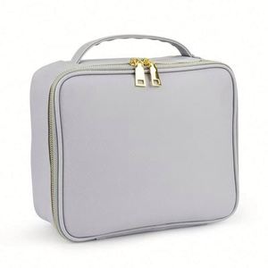 Bolsa de Maquillaje Portátil Impermeable de Nailon PU Personalizada para Mujer, con Cierre, Impresión de Logotipo Personalizado, Bolsa Transparente de PVC - Product Image 6