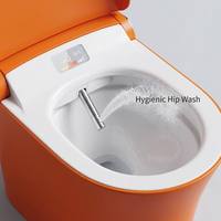 WC intelligent OEM personnalisé M329QS avec fonctions complètes, cuvette allongée, télécommande, siphon en S, lavage des fesses, séchage à air chaud, certifié CE