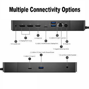 Оригинальная док-станция Dell WD19DCS с двумя портами USB-C и адаптером питания 240 Вт, интерфейс USB 3.0, в наличии - Product Image 2