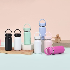 Botella de agua aislada al vacío de acero inoxidable 304 de 200 ml, mini, portátil, con asa, a prueba de fugas, termo de viaje para acampar al aire libre - Product Image 1
