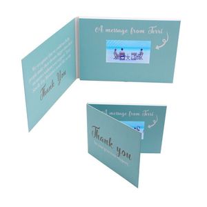 Luxury 4.4 Inch <strong>LCD</strong> <strong>Video</strong> <strong>Greeting</strong> <strong>Card</strong> Personalized Offset Printing Thank You <strong>Card</strong> with <strong>Video</strong> Display Gifts - Product Image 2