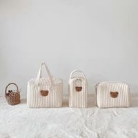 Sac de poussette pour bébé Sac de rangement multifonctionnel pour ours et maman