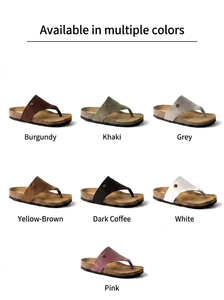 Mules et sabots de luxe personnalisés pour femmes, en daim, confortables, avec soutien de la voûte plantaire, en liège, à bout ouvert, de qualité supérieure - Product Image 2