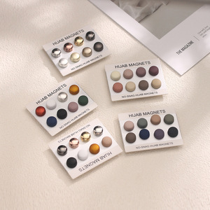 Broche Magnético Redondo para Hijab, Accesorio Decorativo para Bufandas y Chales, Resistente, para las Cuatro Estaciones - Product Image 1