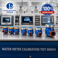 Factory-supplied Export Iron-case Mechanical Rotary-type Water Meter 1/2 Inch 3/4 Inch Household Tap Water Meter