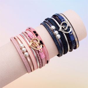 Tiger Eye <b>Leather</b> FBA Friendly Wholesalers PVD Gold Plated Holiday Gift for Women Anti-fading Grade - Product Image 3