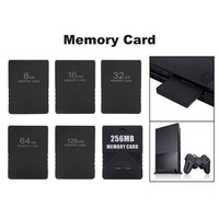 Carte mémoire filaire haute vitesse pour PS2 8 Mo-128 Mo Module de sauvegarde des données de jeu Matériel ABS de haute qualité Emballage de vente au détail