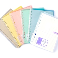360 Binding Ring Notebook Kunststoff Ring Binder 360 Over Turn Viele DIY Löcher Abnehmbares Briefpapier