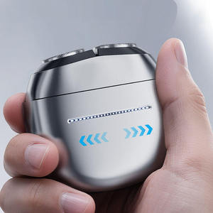 CITICITY Blue and Silver Custom Color Rechargeable Twin Blade Rechargeable Men's Electric <b>Shaver</b> Electric <b>Shavers</b> for Men - Product Image 3