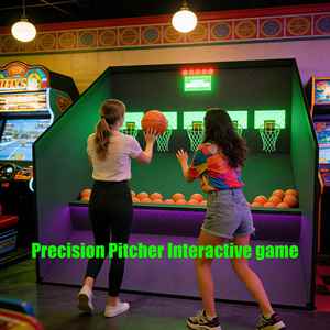 Jeu éducatif interactif de précision pour lancer – Utilisation en extérieur pour parcs de trampolines, jardins et maternelles – Métal et plastique – Haute capacité - Product Image 2