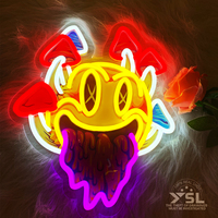 Neongirls avec des jumelles Décorations de chambre à coucher pour la maison ou le centre commercial Cadeau d'anniversaire Salon Beauty Shop Éclairage attrayant