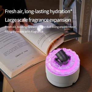 Diffuseur d'anneaux de fumée de 200 ml, portable, lumière USB, humidificateur ultrasonique électrique, aromathérapie, garantie 1 an pour une utilisation sur le bureau ou dans la chambre - Product Image 3